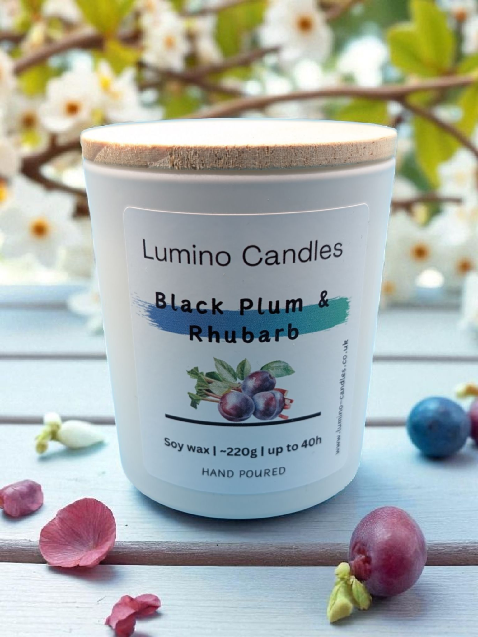 🕯️ Black Plum & Rhubarb