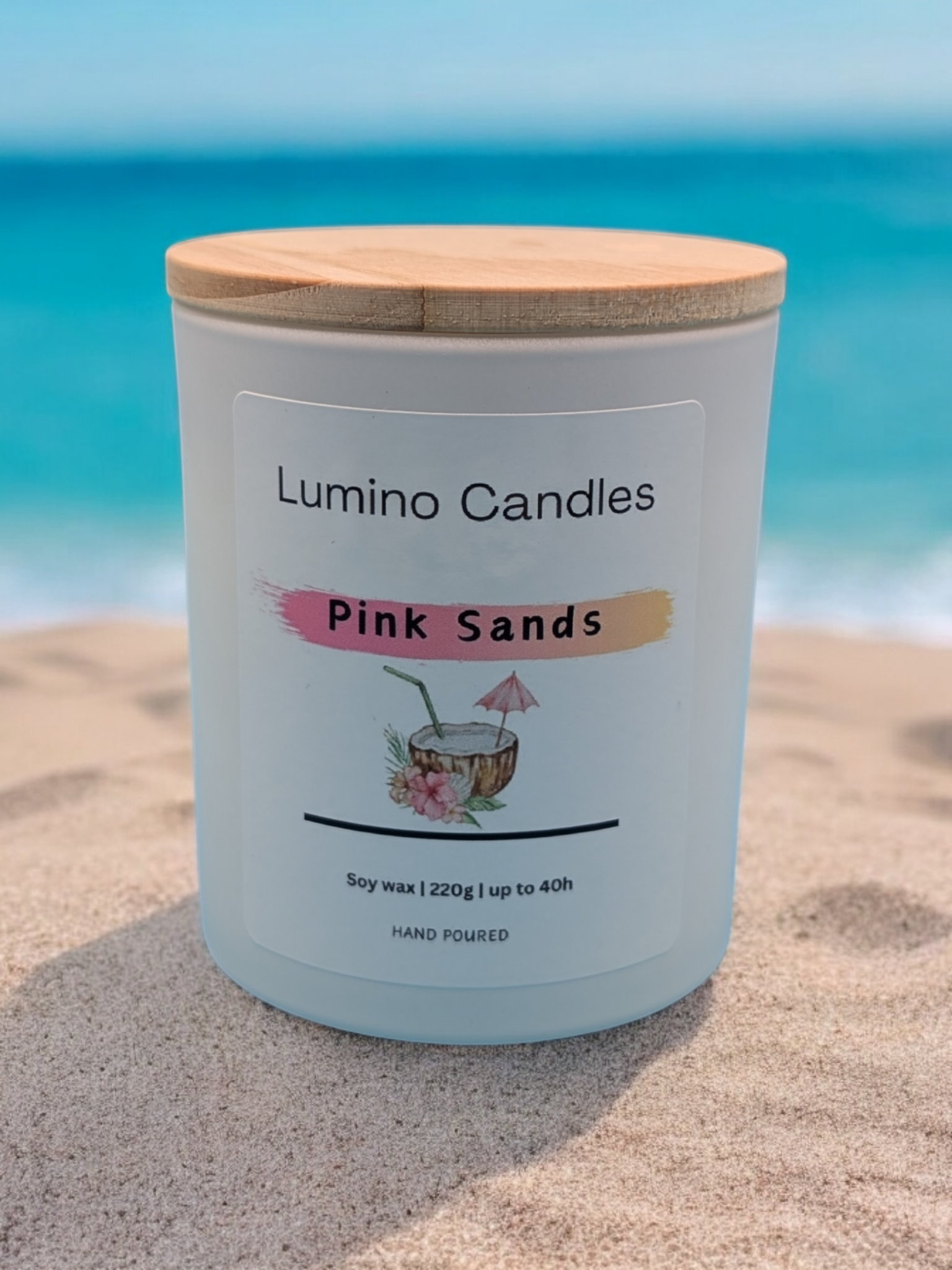 ✨ Pink Sands – Exotic Island Escape Candle